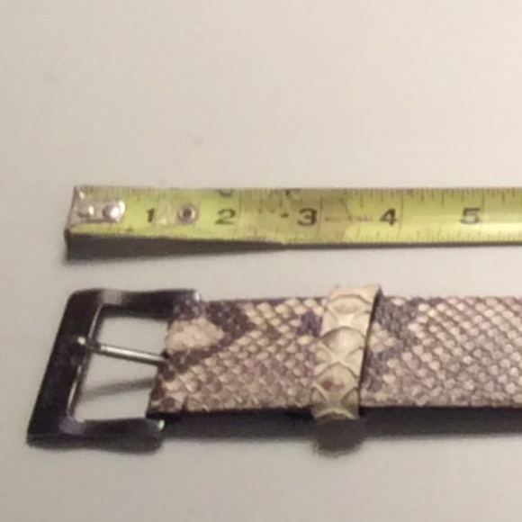Dolce & Gabbana Genuine Python Belt